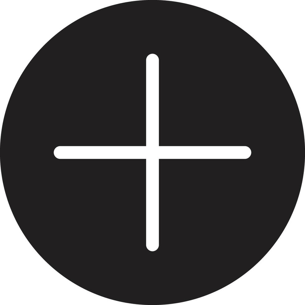 Plus Sign vector icon