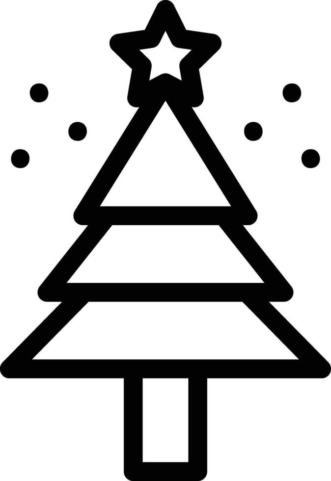 Christmas Tree vector icon