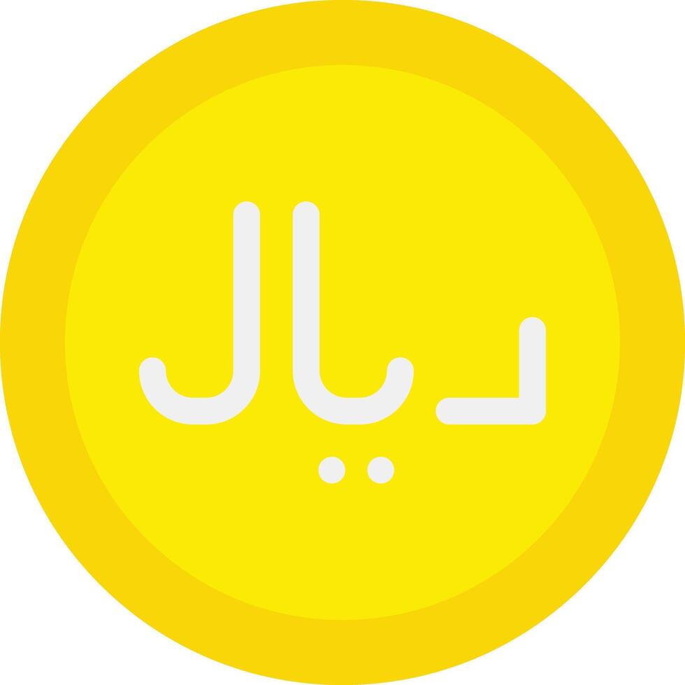 Riyal vector icon