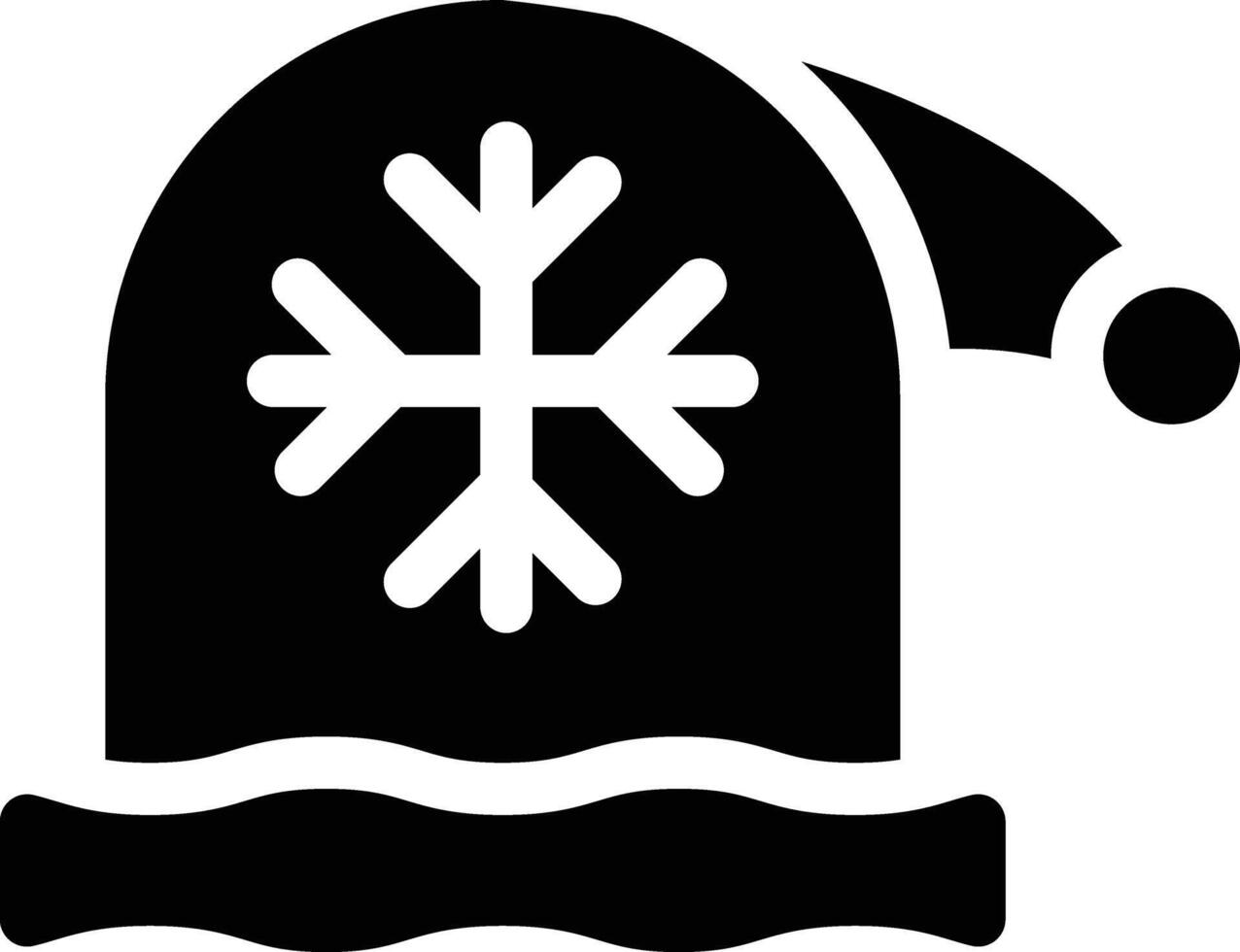 Santa hat vector icon