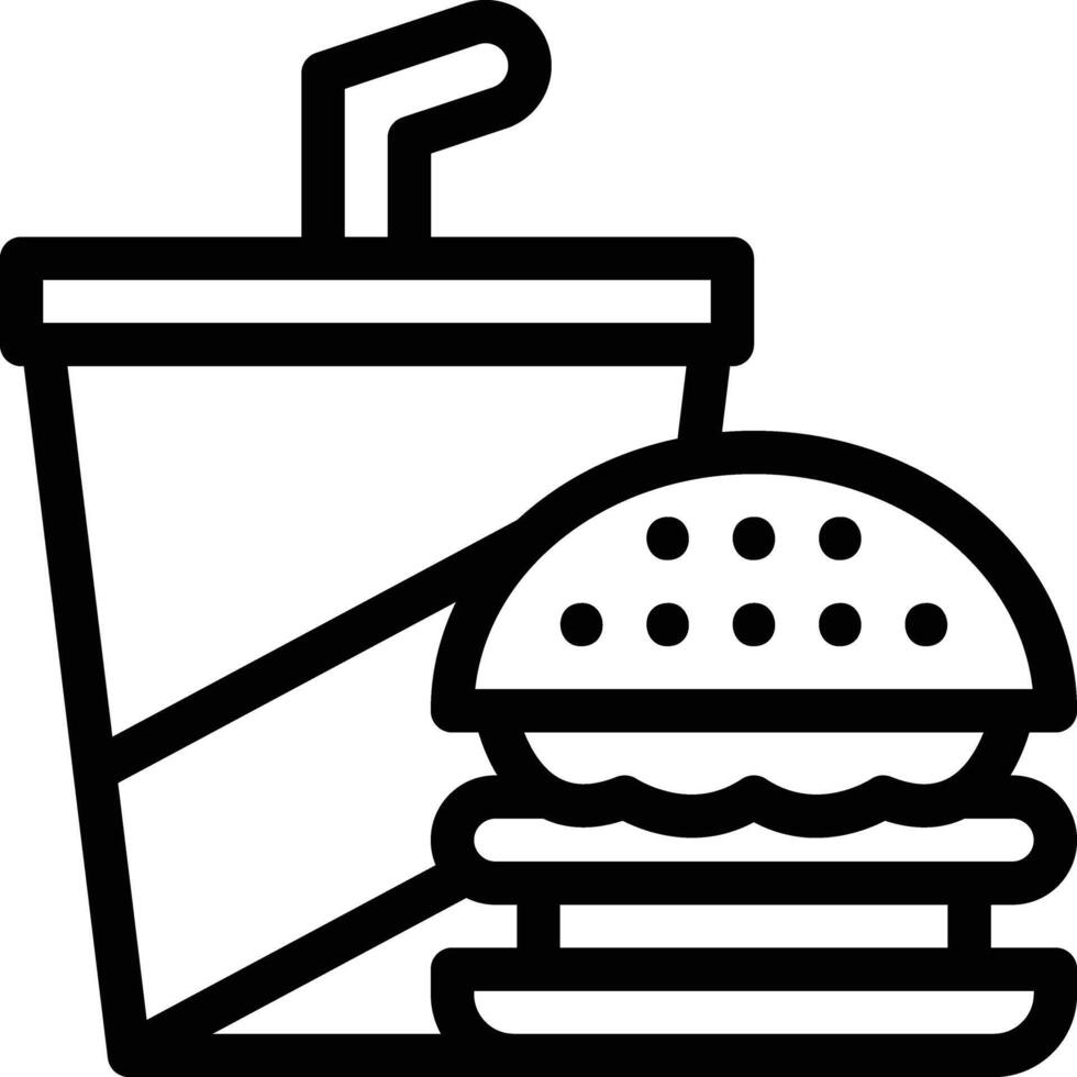 Fast food vector icon