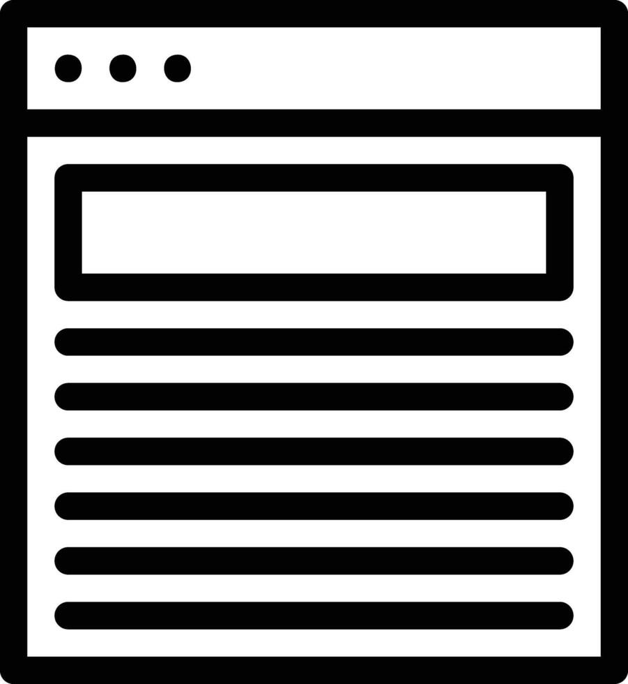 Website vector icon