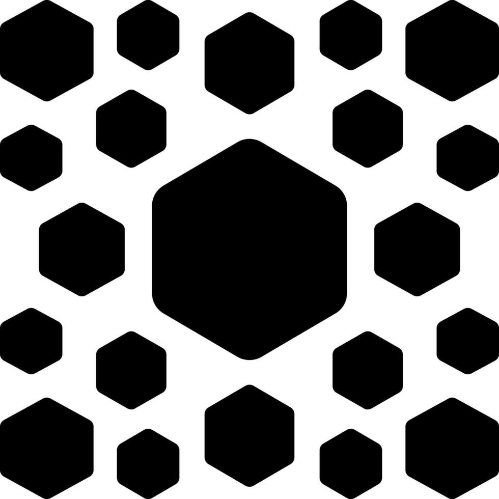 Vector solid black icon for category
