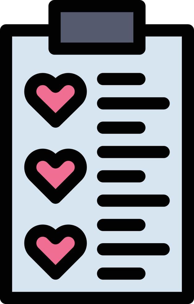 Wishlist vector icon