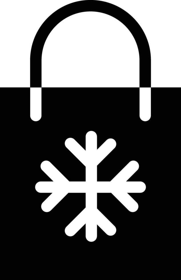 icono de vector de bolsa de compras