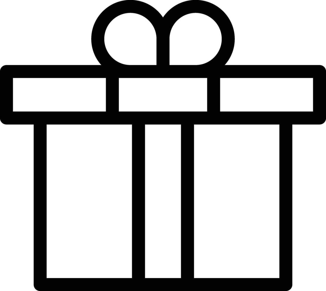 icono de vector de caja de regalo