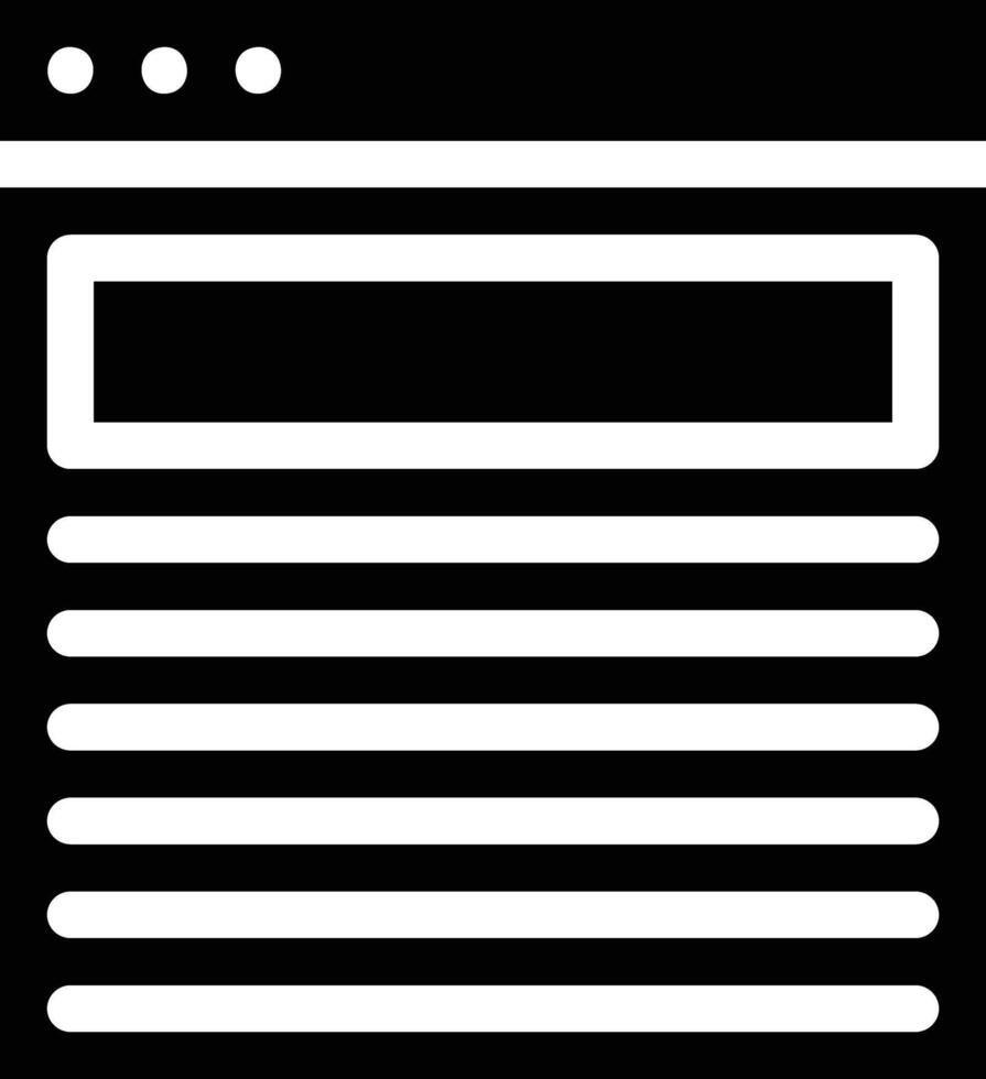 Website vector icon
