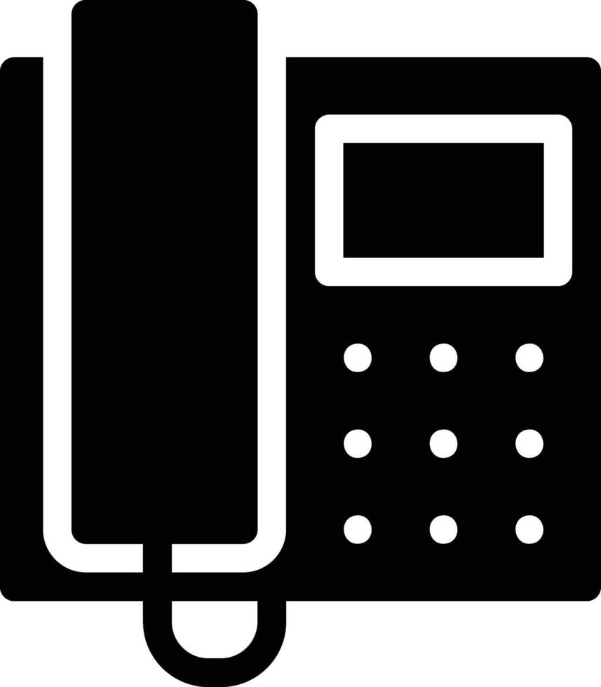 icono de vector de llamada telefónica