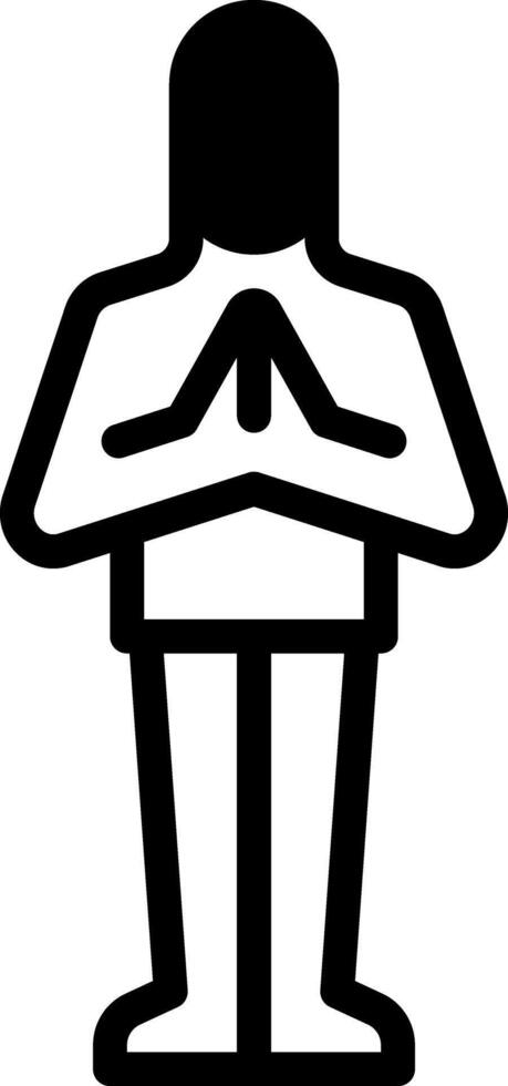Vector solid black icon for sorry