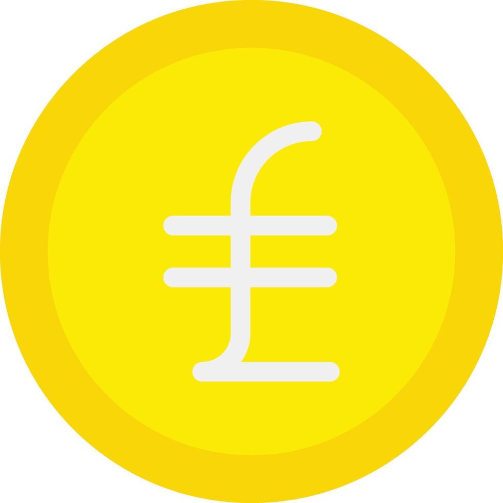 Pound vector icon