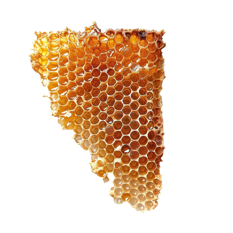 AI generated Honeycomb png isolated on transparent background