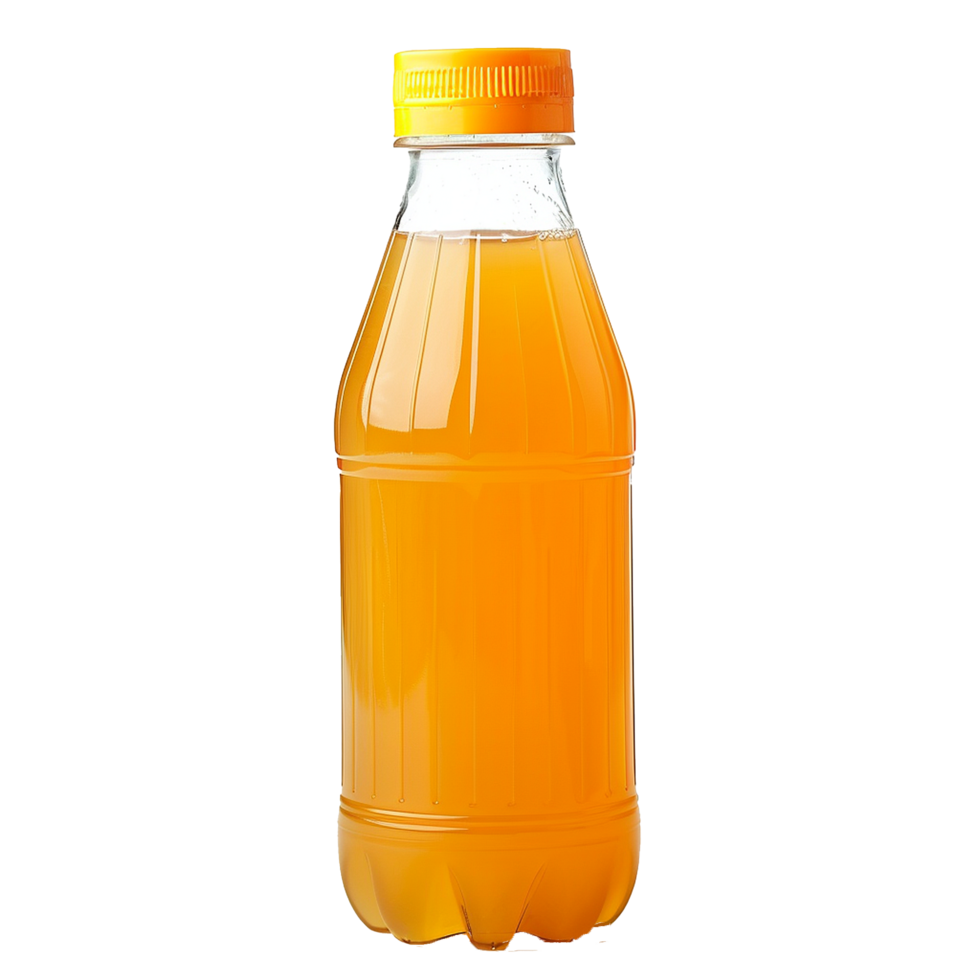 AI generated Juice bottle png isolated on transparent background