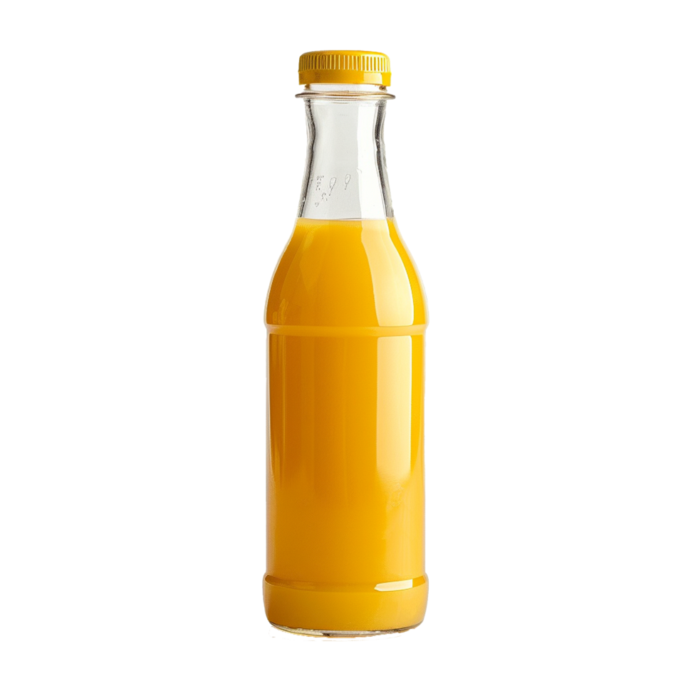 ai généré jus bouteille png isolé sur transparent Contexte