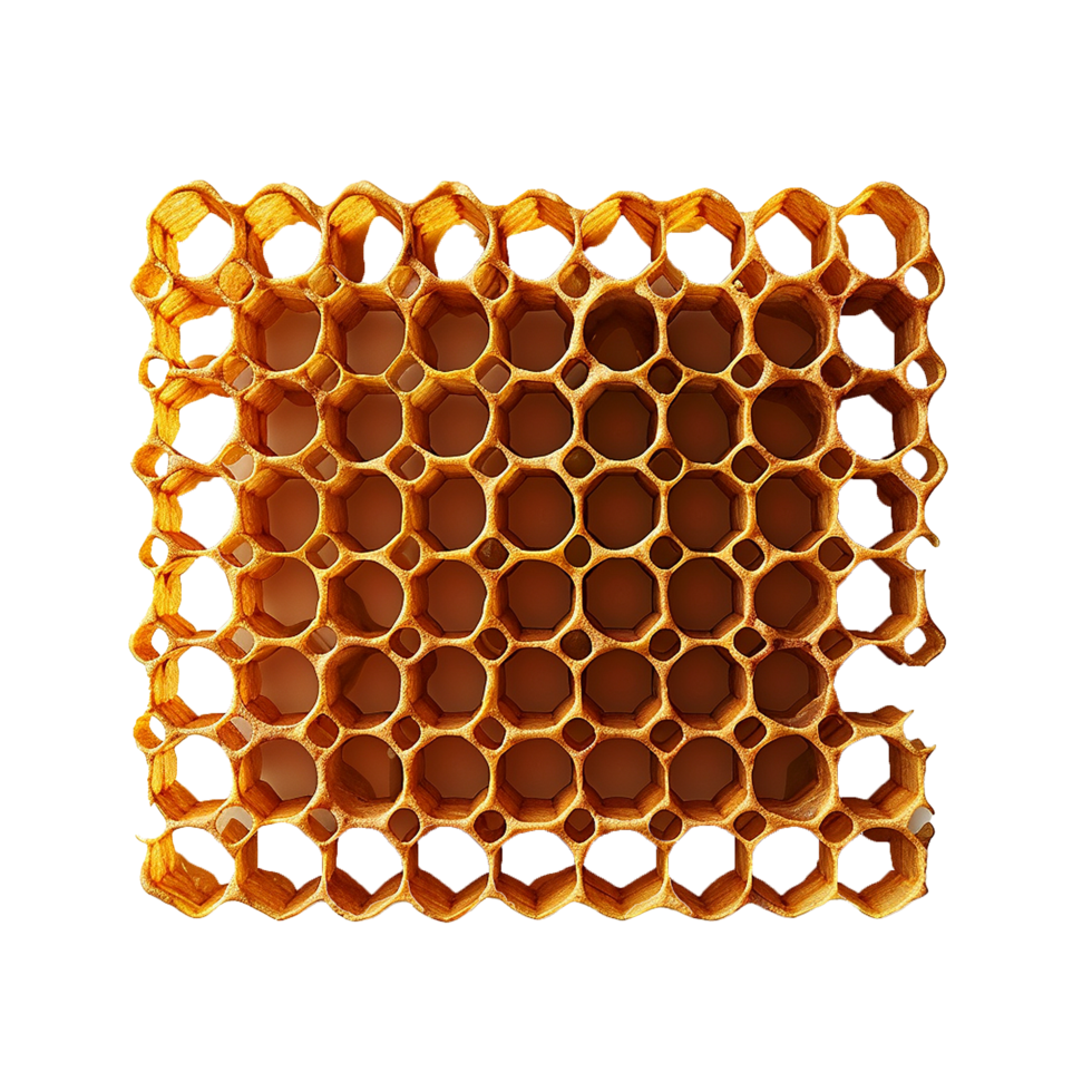 AI generated Honeycomb png isolated on transparent background