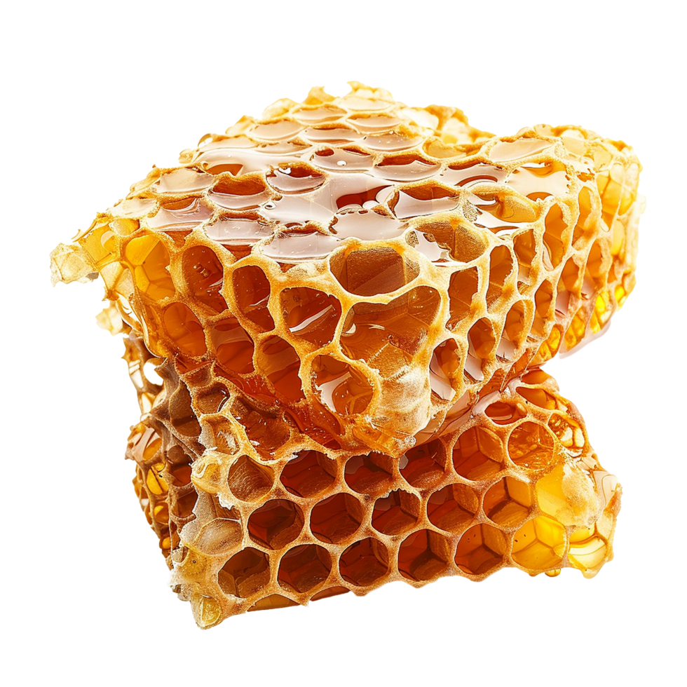 AI generated Honeycomb png isolated on transparent background