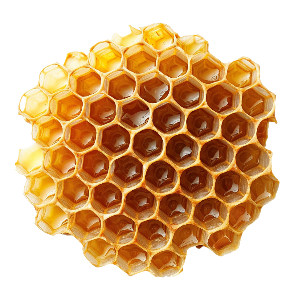 AI generated Honeycomb png isolated on transparent background