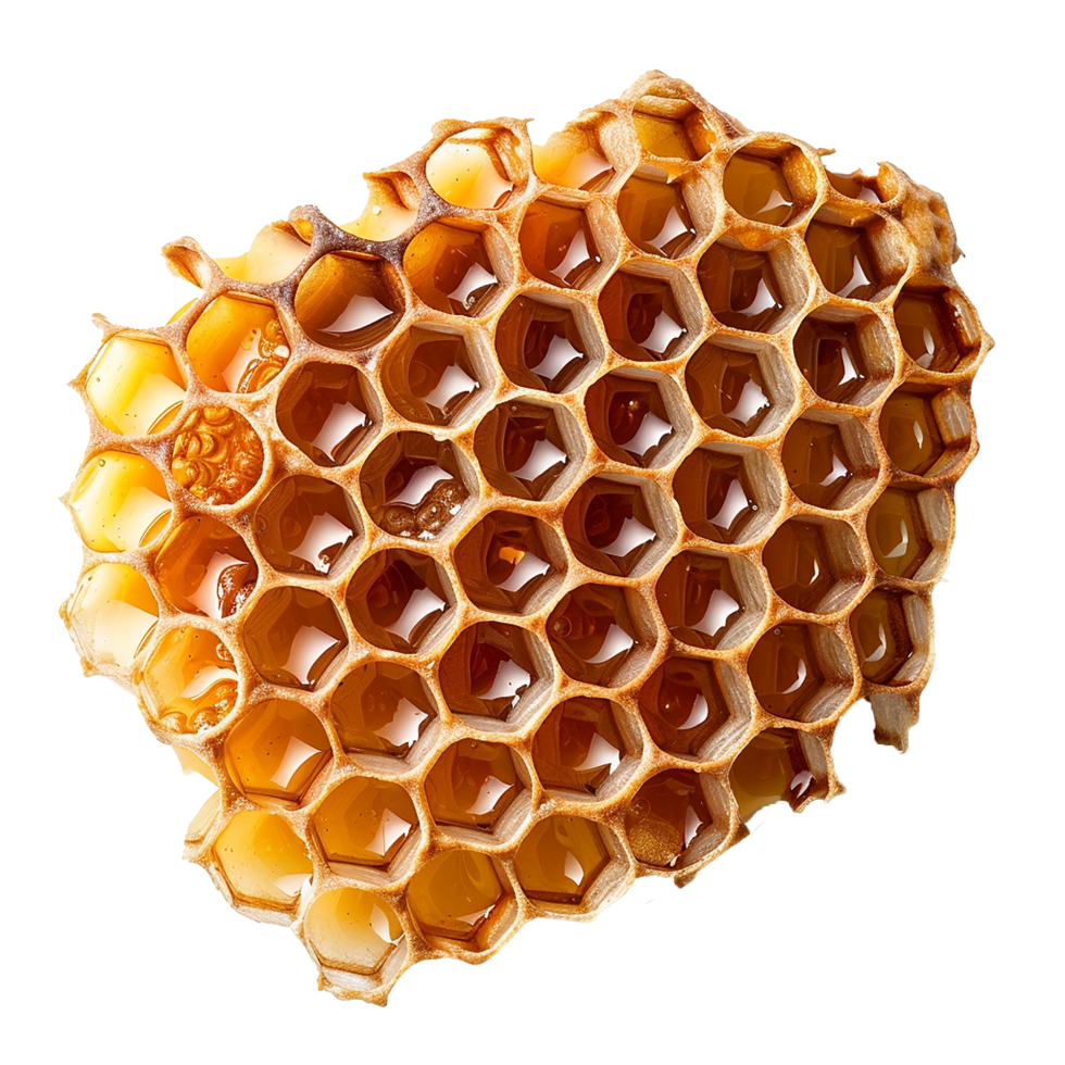 AI generated Honeycomb png isolated on transparent background