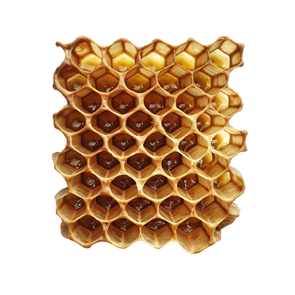 AI generated Honeycomb png isolated on transparent background