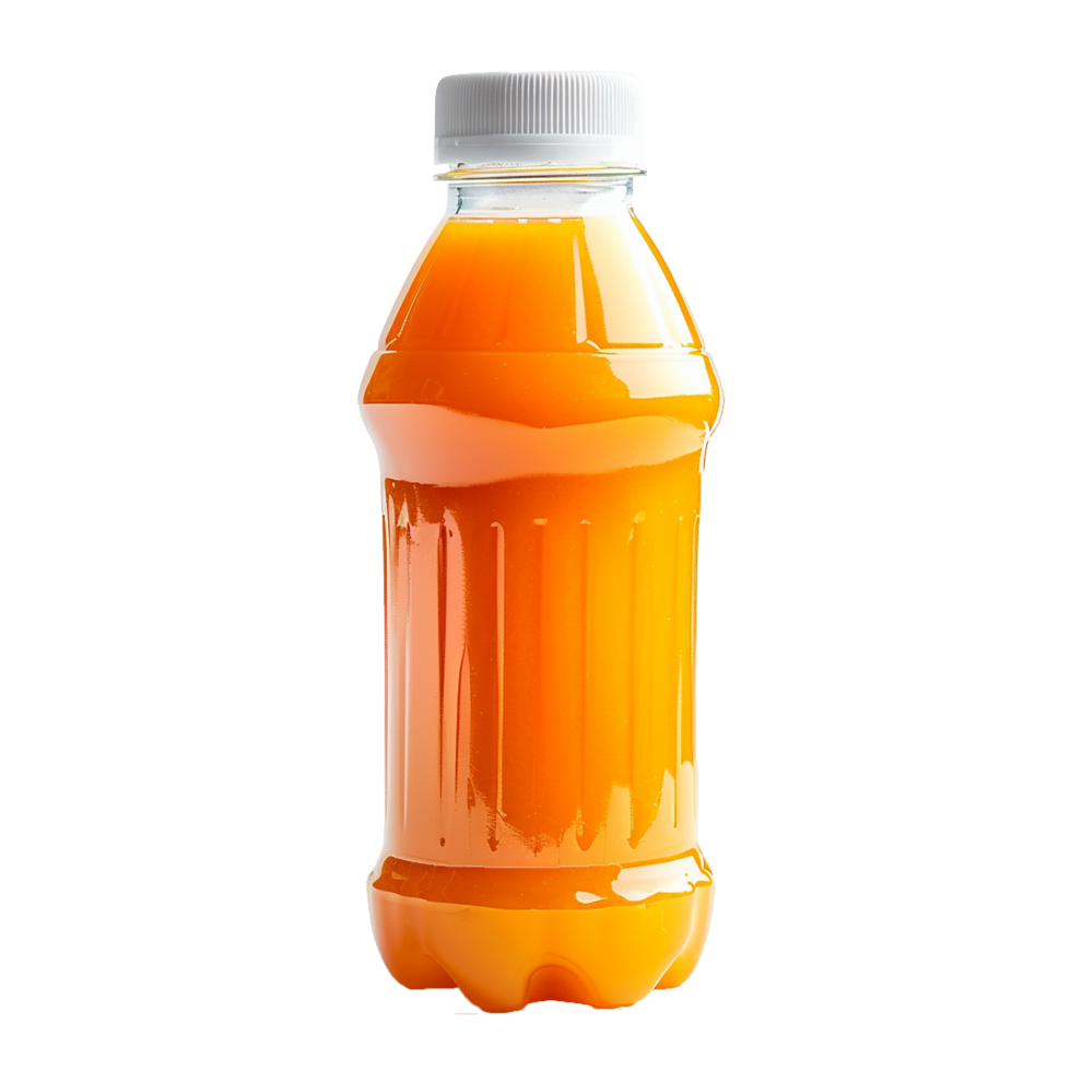 AI generated Juice bottle png isolated on transparent background