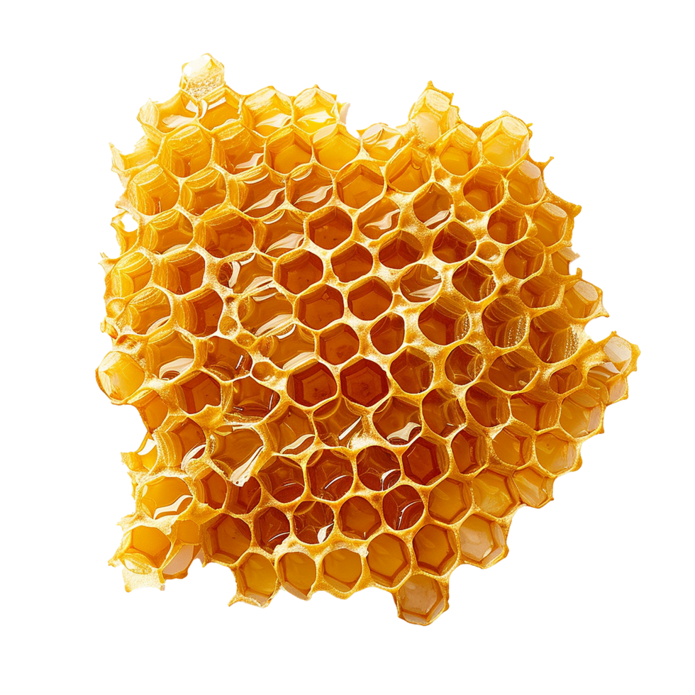 AI generated Honeycomb png isolated on transparent background