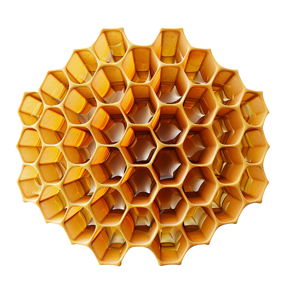 AI generated Honeycomb png isolated on transparent background