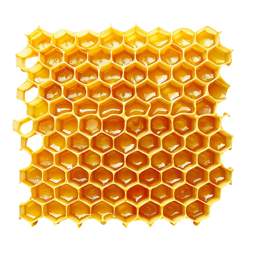 AI generated Honeycomb png isolated on transparent background