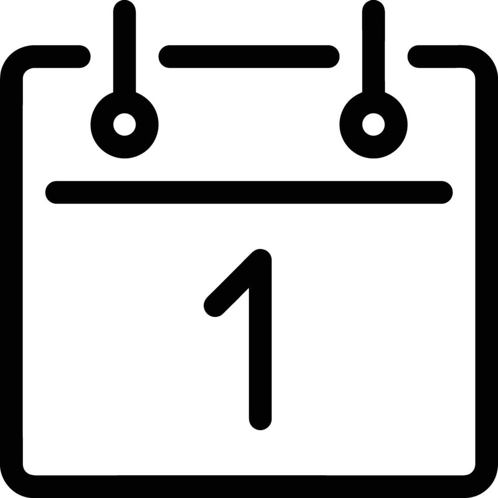 Calendar Icon symbol vector image