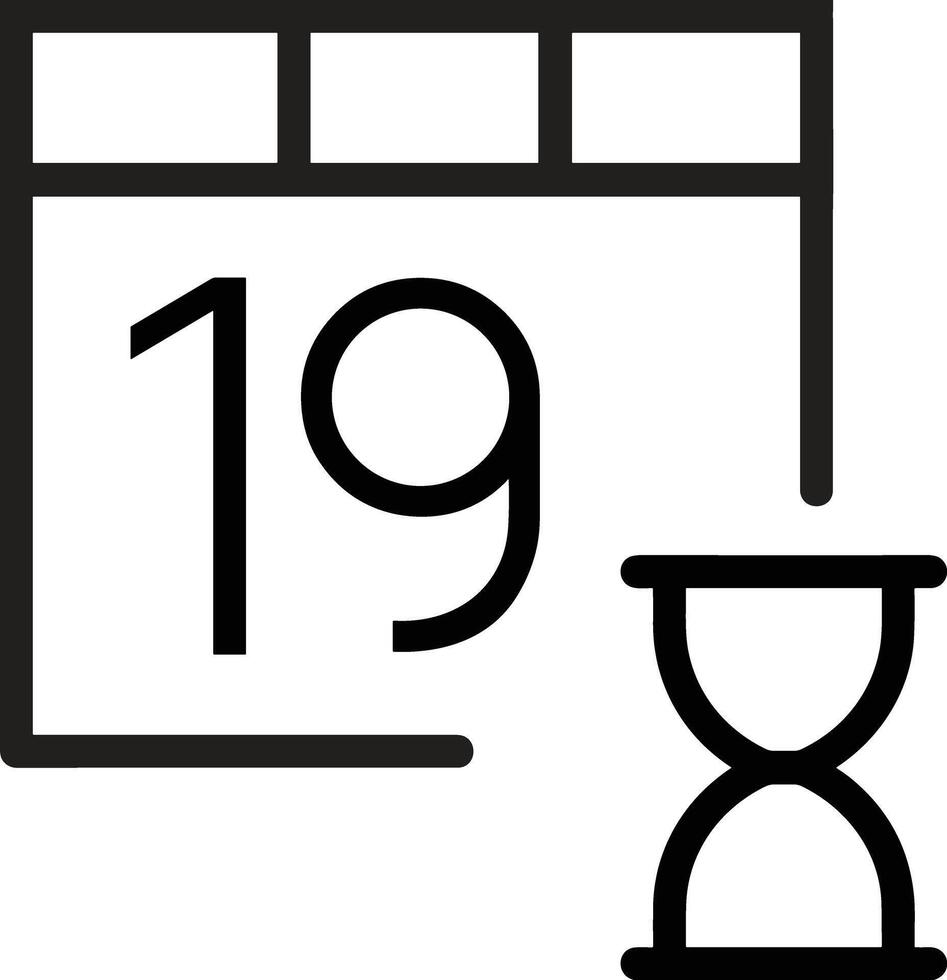 Calendar icon symbol  vector image