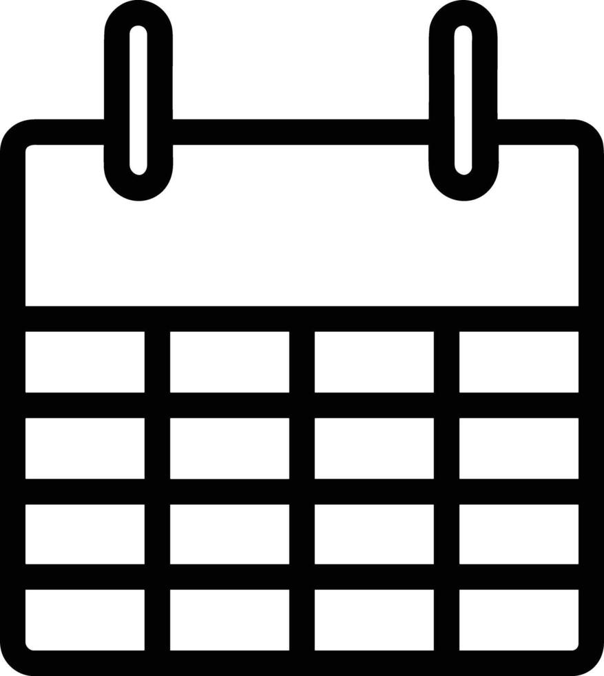 Calendar Icon symbol vector image