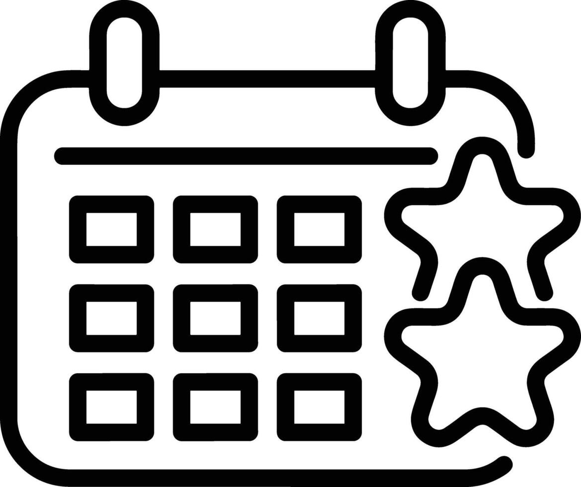 Calendar Icon symbol vector image