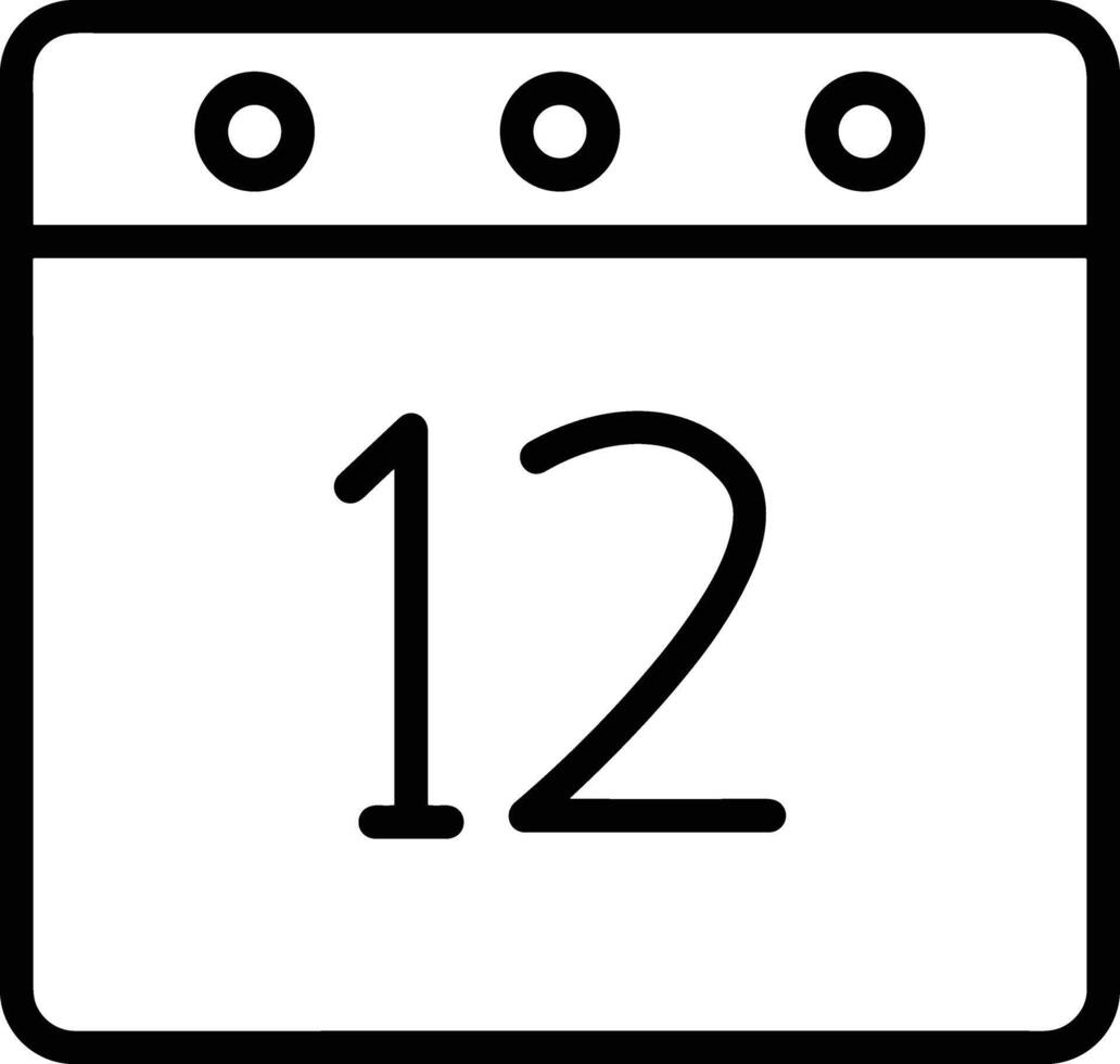 Calendar Icon symbol vector image