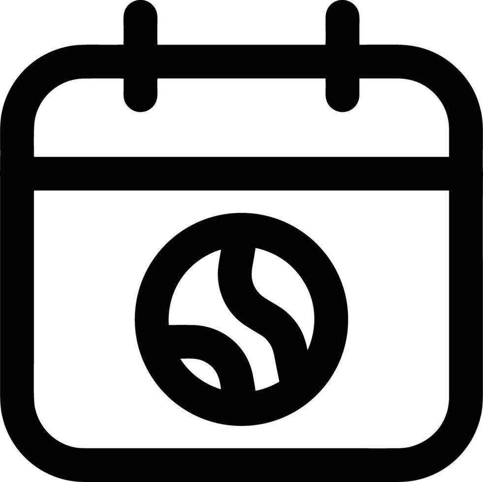 Calendar Icon symbol vector image