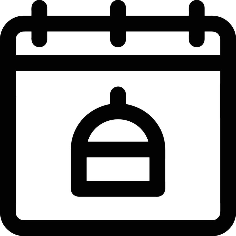 Calendar Icon symbol vector image