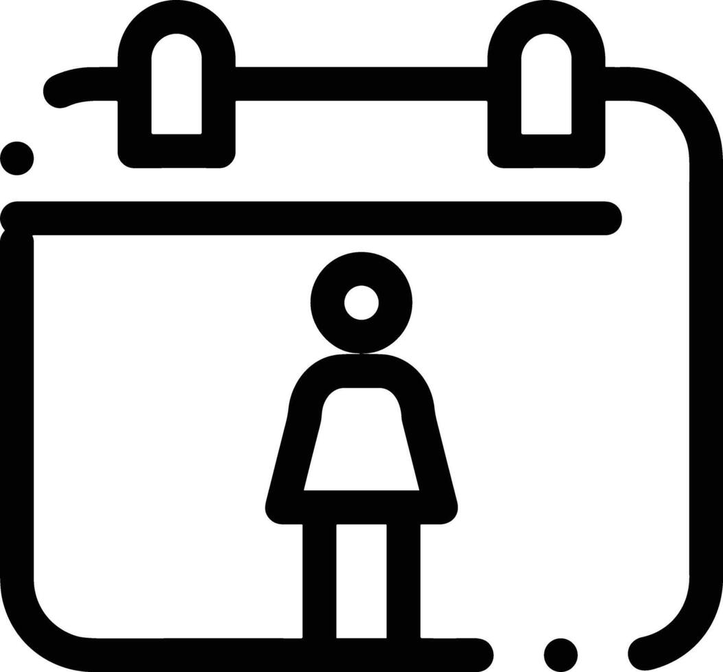 Calendar Icon symbol vector image