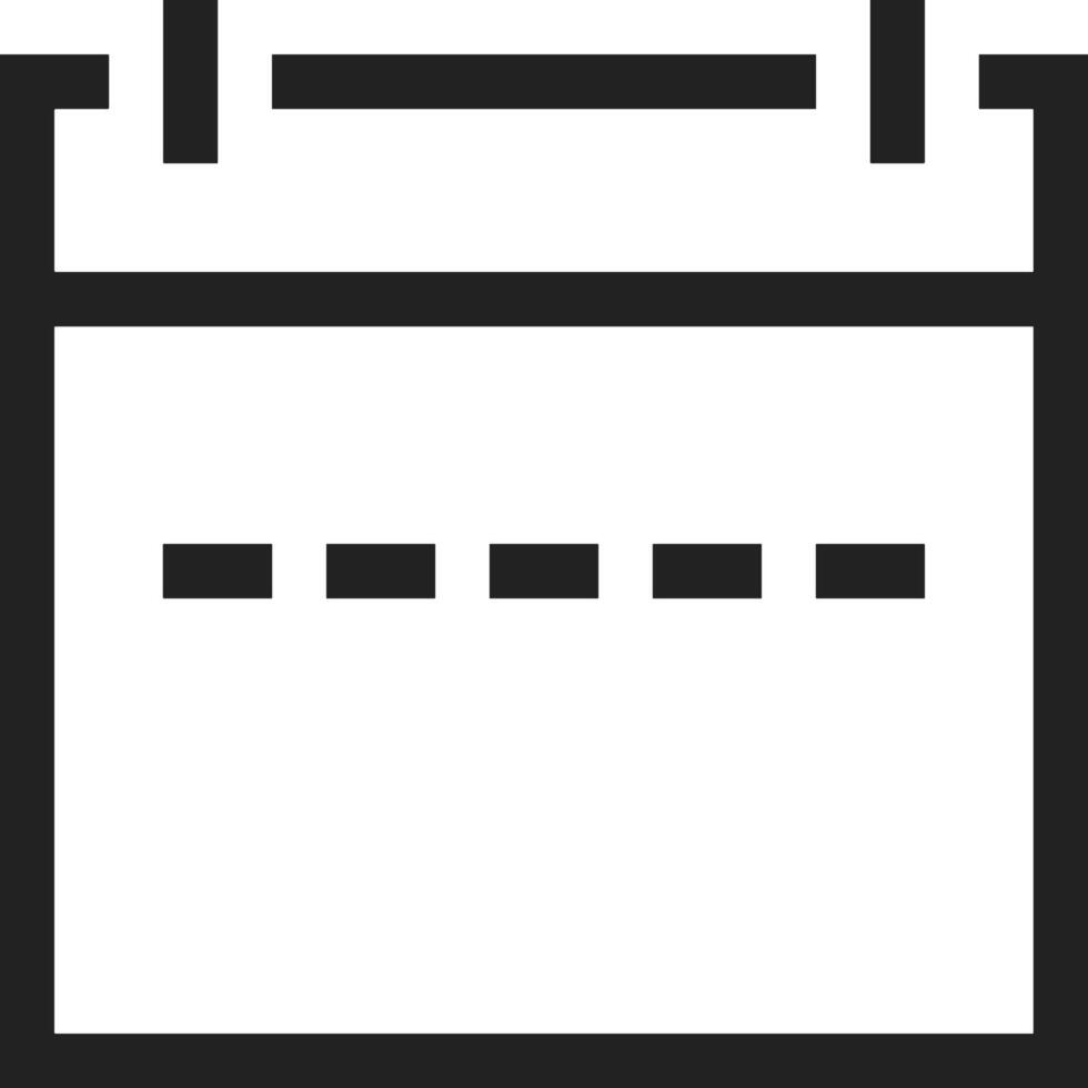 Calendar Icon symbol vector image