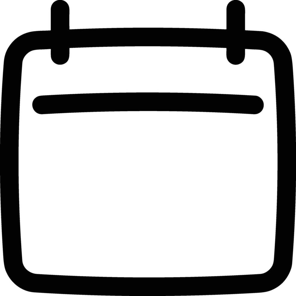 Calendar Icon symbol vector image