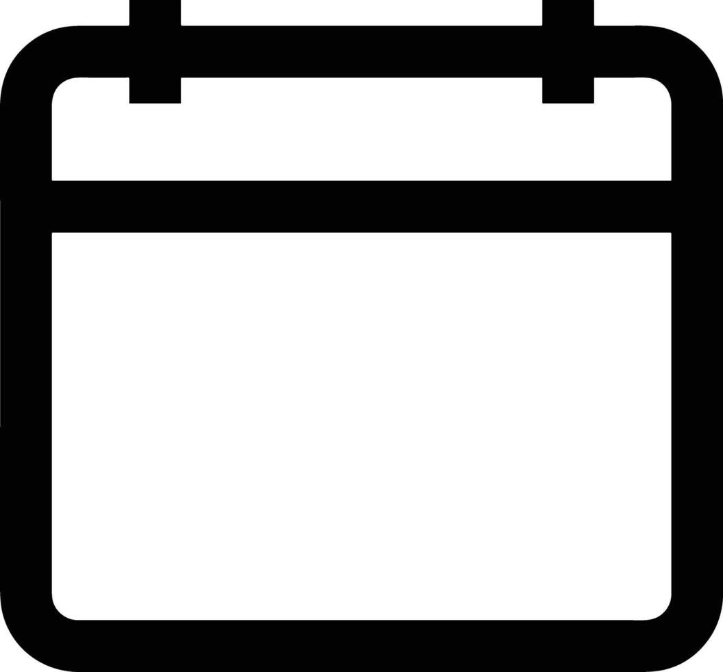 Calendar Icon symbol vector image