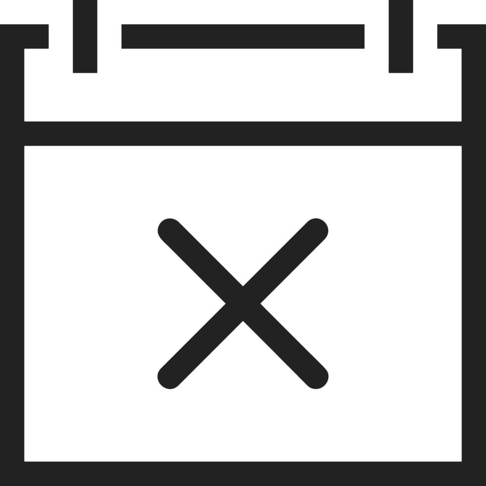 Calendar Icon symbol vector image