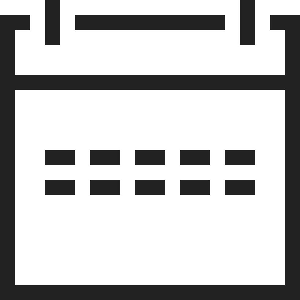 Calendar Icon symbol vector image