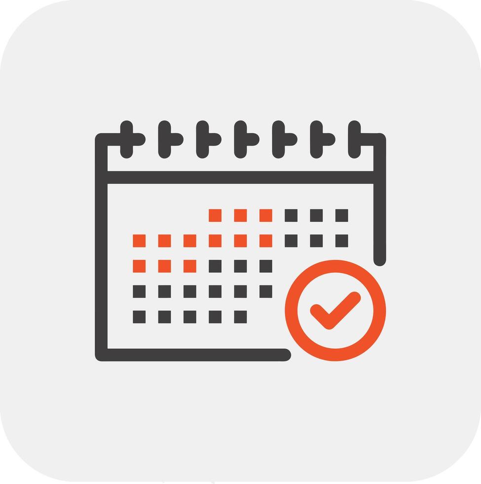 Calendar Icon symbol vector image