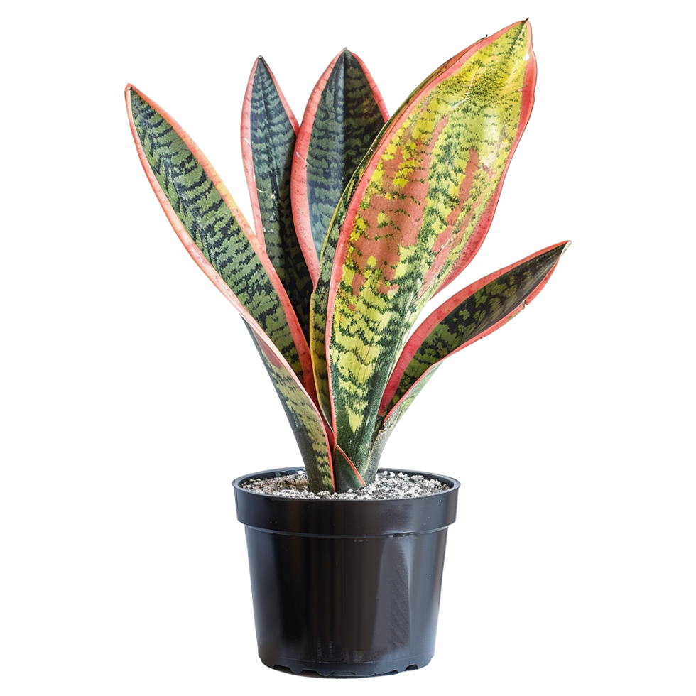 AI generated Snake plant isolated on transparent background png