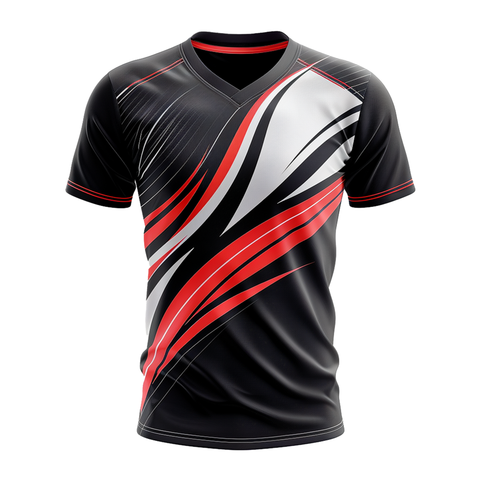AI generated Esports jersey isolated on transparent background png