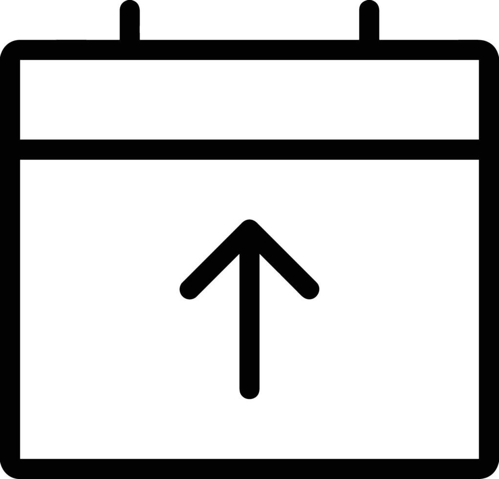 Calendar Icon symbol vector image