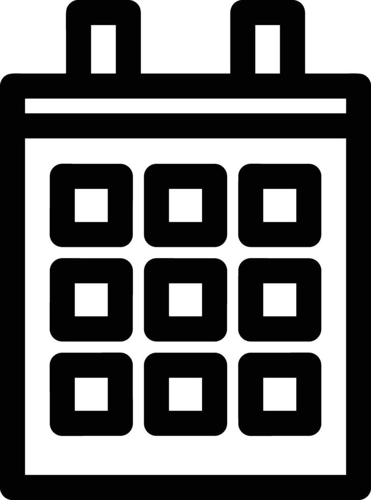 Calendar Icon symbol vector image