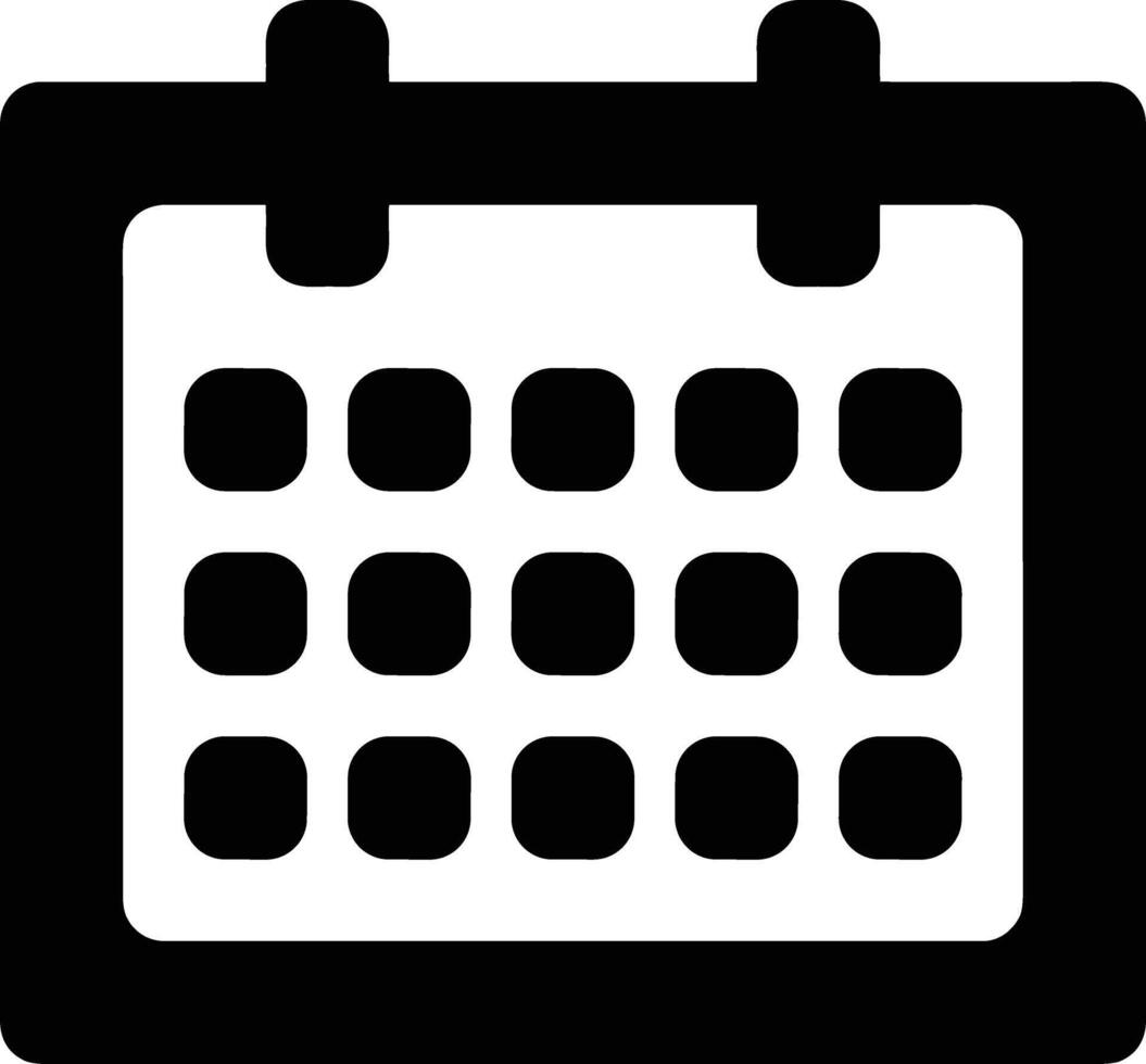 Calendar Icon symbol vector image