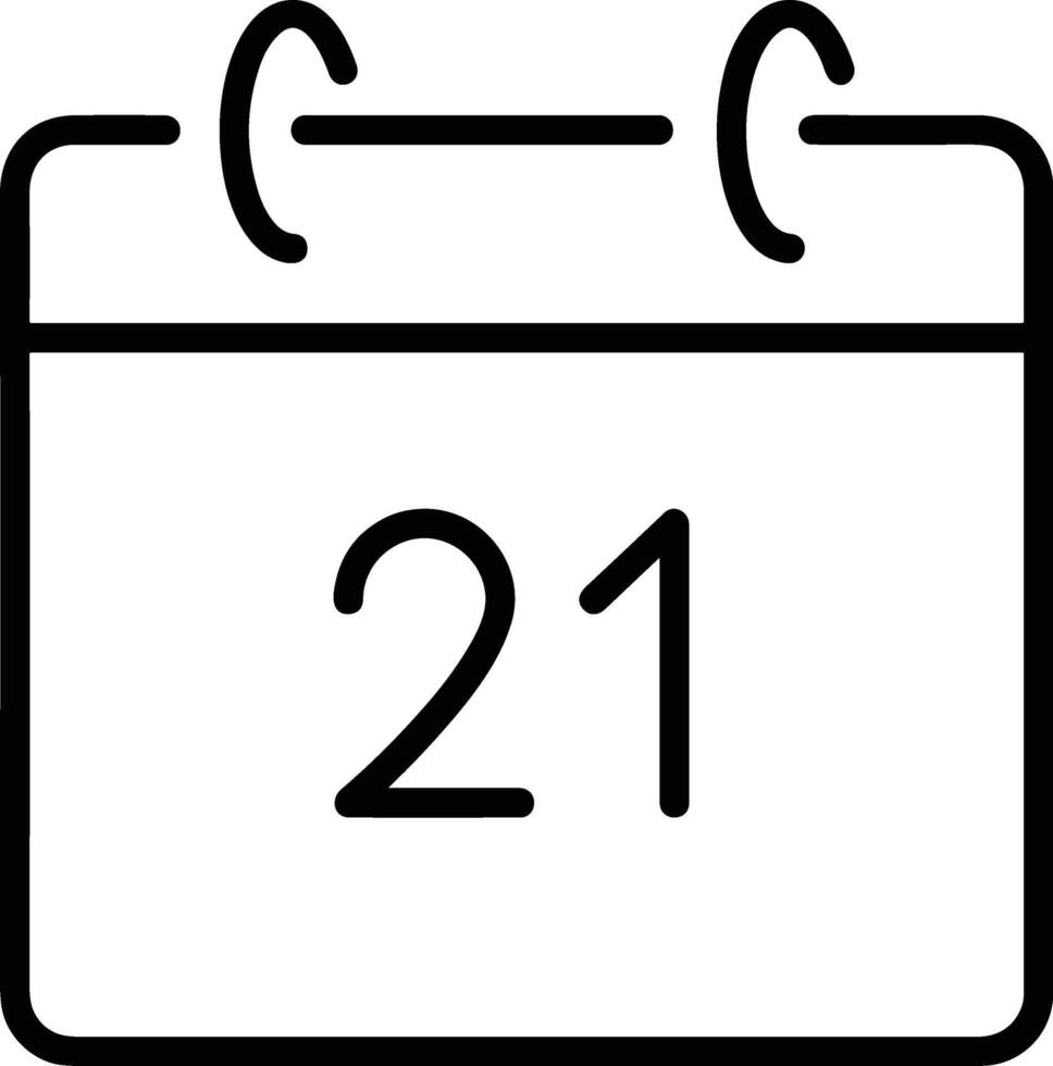 Calendar Icon symbol vector image