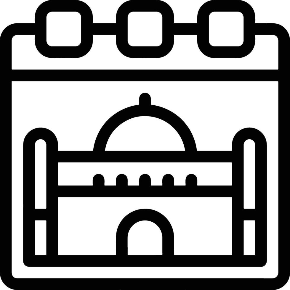 Calendar Icon symbol vector image