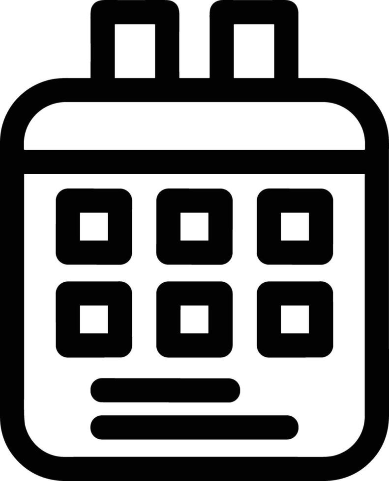 Calendar Icon symbol vector image