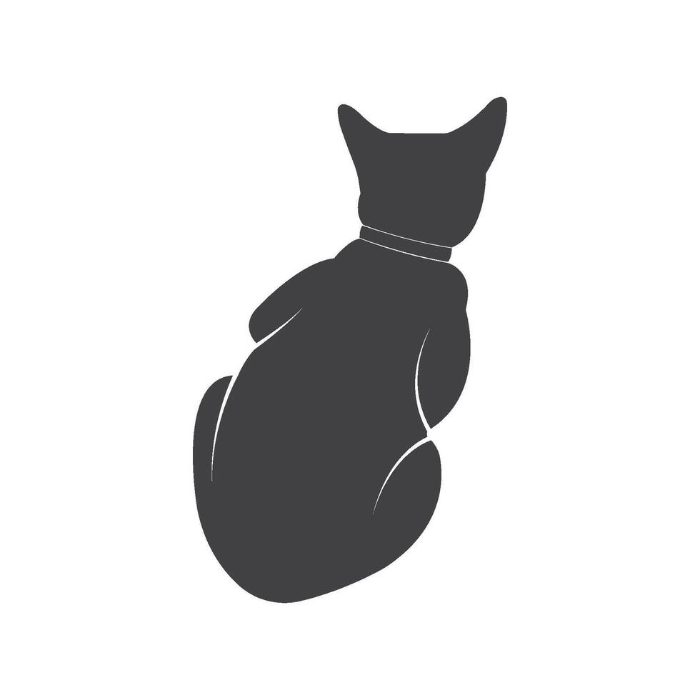 Cat icon logo vector template illustration design