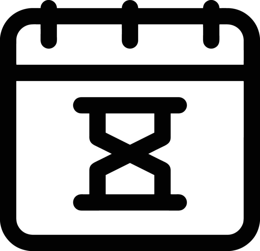 Calendar Icon symbol vector image